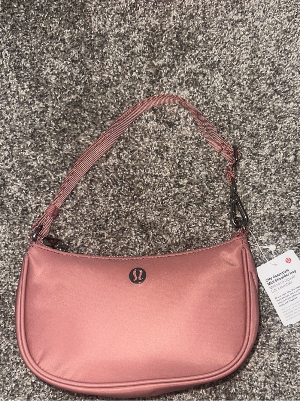lululemon athletica Deco Pink City essentials mini Shoulder Bag BNWT